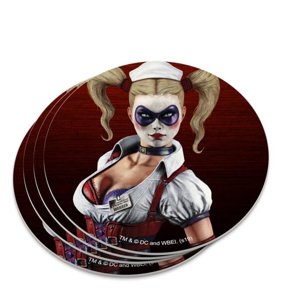 Batman Arkham Asylum Video Game Harley Quinn Novelty Coaster Set