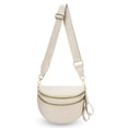 thumbnail image 1 of Bandolera de nailon para mujer, viajes, trabajo, uso diario, color blanco, 1 of 5