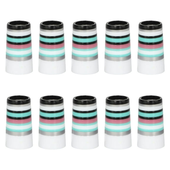 yotijay 10 Pieces Golf Ferrules End Caps Lightweight Size .370 Portable Golf Accessories B