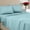 13 - Spa Blue, variant on King Size 4 Piece Sheet Set - Brushed Microfiber - Soft Bed Sheets for King Size Bed - Includes 1 Fitted, 1 Flat, & 2 Pillow Cases - Deep Pocket Beige