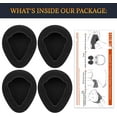 thumbnail image 4 of SOULWIT 2 Pairs Replacement Automobile Headphone Earpads Compatible with Infrared Wireless Headphones, Ear Pads Cushions for GM Ford Toyota Nissan Honda Entertainment DVD Player Systems (Foam), 4 of 5