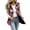 Multicolor 05, variant on Womens Fall Plaid Midi Vests Sleeveless Stand Up Collar Button Down Fashion Casual Outerwear Multicolor 06 M