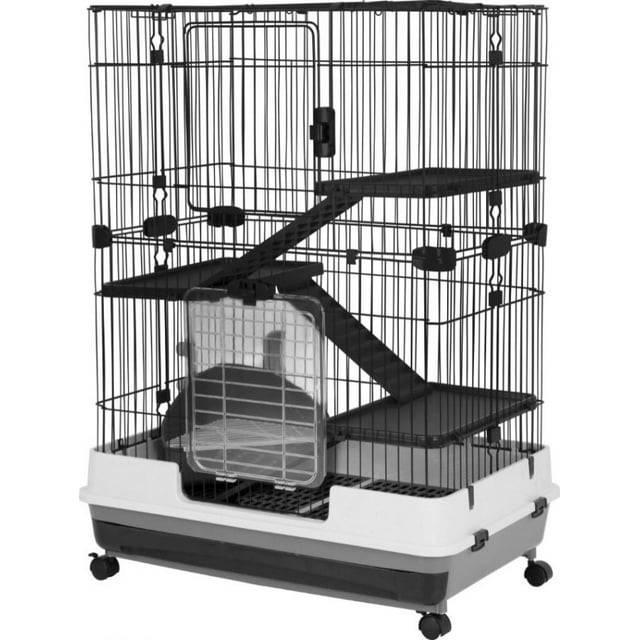 AE Cage Company Nibbles Deluxe 4 Level Small Animal Cage 32L x 21W x 43H ARB80-2