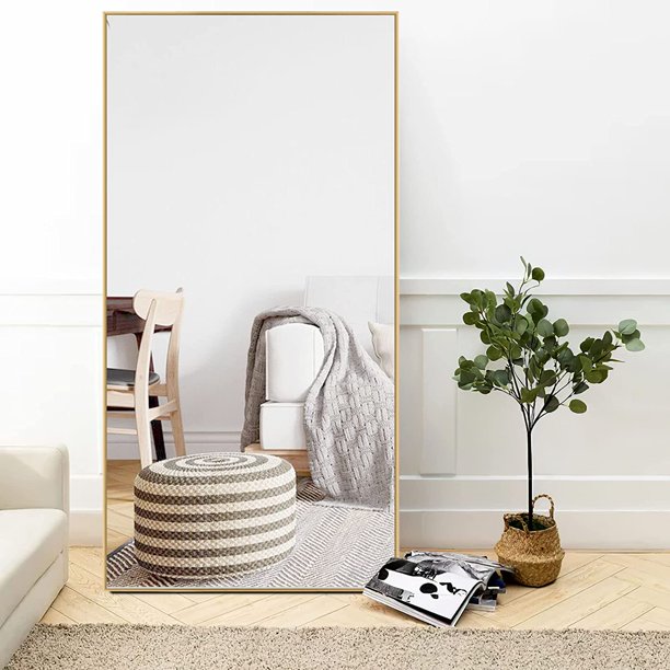 NeuType Wall Mirror 47"x22" Large Mirror WallMounted for Bedroom