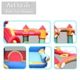 thumbnail image 3 of AirMyFun Inflatable Bounce House, Water Slide Park Slide Bouncer with Climbing Wall, Basketball Hoop, Jumping and Splash Pool, Kids Bouncy Castle with 450W Air Blower for Outdoor Backyard, 3 of 11