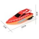 thumbnail image 3 of La rápida con telemando inalámbrico, juguete de barco resistente con , juguetes de agua, plástico electrónico de velocida rojo CUTICAT Lancha rápida RC, 3 of 8