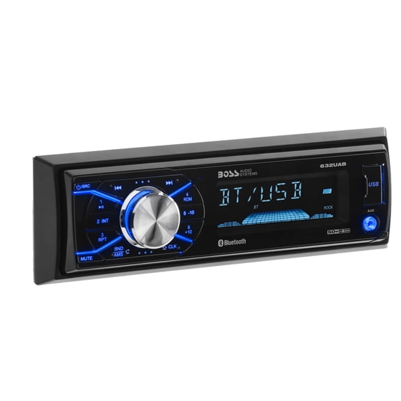 BOSS Audio Systems 632UAB Single DIN Bluetooth Car Stereo, No DVD, USB