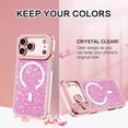 thumbnail image 2 of DOMAVER Magnetic Glitter Case for iPhone 18 Pro Max Case / iPhone 17 Pro Max Case 6.9", MagSafe Compatible, Crystals and Camera Protector, Sparkly Protective Cover, Pink, 2 of 7