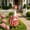 Red, variant on Yardvibe Porch Goose Outfits for 23 Inch Lawn Statue, Summer Bikini with Hat for Goose Statue, Duck Sculpture Clothes for Yard Swimming Pool Party Decoration (Red)