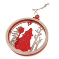 thumbnail image 1 of Vintage 3D Christams Theme Hanging Decor Pendent Home Party Ornament Photo Prop Monigote de nieve Colco Ornamento de Navidad de madera 3D, 1 of 8