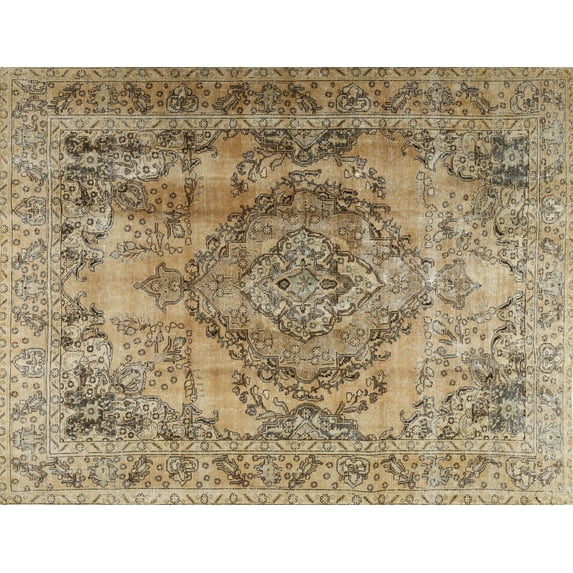 Ahgly Company Indoor Rectangle Traditional Brown Persian Area Rugs, 3' x 5'