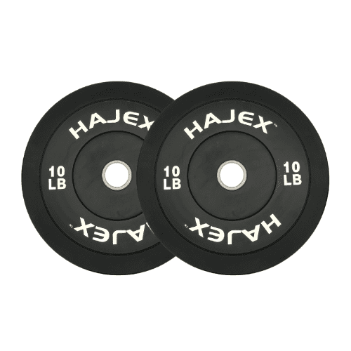 Jeu De Plaques De Poids En Caoutchouc Pour Haltères Olympiques - 2x15LB Et 2x25LB, Caoutchouc Bumper, Neuf