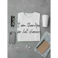 thumbnail image 3 of Thankful For Hot Showers Men T-Shirt, Male Small, 3 of 4