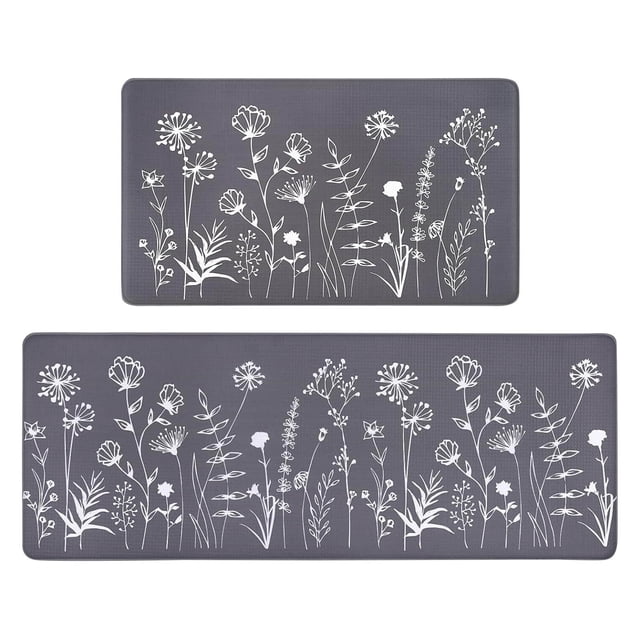 2pcs Easter Doormat Kitchen Rugs Flower Spring Mats Decoration Front Door Mat Decorative Non Comfortable Mat Home St Patrick's Day Spring Holiday Floor Mat 16x43 Saw Blanket Heated Lap Blankets And