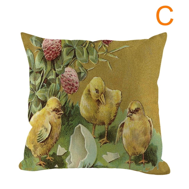 Xihbxyly Paletas no reclamadas Funda de almohada fundamental para el día de Pascua, funda de sofá, funda de cojín, decoración personalizada para el hogar