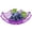 Purple, variant on Yvsxxv Halloween Spider Web Fruit Bowl, Black Plastic Decorative Serving Basket, 11.42inch