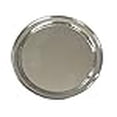 thumbnail image 3 of 14 Inch Round Stainless Steel Serving Tray by Libertyware, 3 of 3