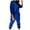 Blue, variant on YUGYXL Womens Velour Sweatsuits 2 Piece Tracksuit Sets Drawstring Hoodie Sweatshirt Match Sweatpants Leisure Jogger Outfits Today Green,S