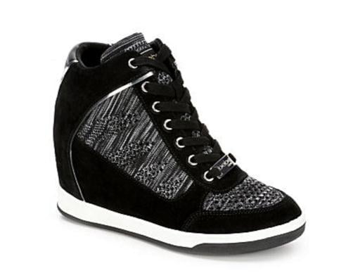 bebe wedge sneakers
