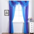 thumbnail image 4 of 15 Color Solid Sheer Voile Net Curtains/Drape/Panel/Scarf/Valance, Swag Swags, Swags with Tassle Assorted Door Window for Living Room Bedroom Kitchen Patio Villa Parlor Sliding Door, 4 of 6
