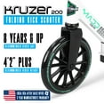 thumbnail image 4 of Large Folding Kick Scooter for Adults and Teens – Adjustable Handlebar – Big 200mm Wheels – Lightweight Durable Frame – Madd Gear Kruzer 200, 4 of 12