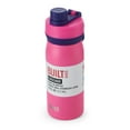 thumbnail image 4 of Built 16 Ounce Cascade Stainless Steel Insslated Kids Water Bottle with Leakproof Chug Lid BPA Free 16 fl oz Pink, 4 of 11