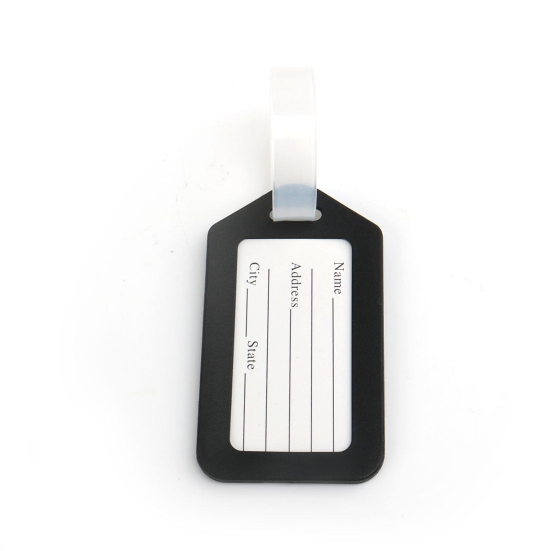 20-Pack Plastic Suitcase Bag Backpack ID Name Label Travel Luggage Holder Tags