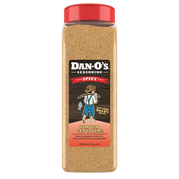 Dan-O's Spicy Seasoning All-Purpose Seasoning - Great for cooking and grilling anything - Large bottle (20 oz)