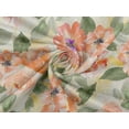 thumbnail image 6 of oneOone Rayon Peach Fabric Rose Buds Floral Quilting Supplies Print Sewing Fabric By The Yard 56 Inch Wide, 6 of 6