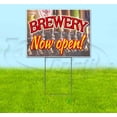 thumbnail image 1 of Brewery Open (18" x 24") Yard Sign, Includes Metal Step Stake, 1 of 6