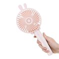 thumbnail image 1 of Ventilador portátil eléctrico de mano (rosa), 1 of 5