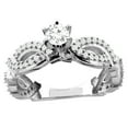 thumbnail image 1 of 14K White Gold 0.75 cttw. Round Diamond Engagement Ring, size 7.5, 1 of 2