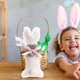 thumbnail image 2 of kjfeif Easter Bunny Tray Basket Decoration Ornament Holiday for Home Tiered Tray Ornaments Farmhouse Decor for Easter Gifts Decoration, 2 of 5