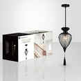 thumbnail image 3 of Xtricity - 1 Light Pendant, 9.1'' Width, From the QueensDown Collection, Black, 3 of 3