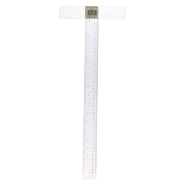 Règle, Règle en T, Règle, Outils de Dessin, Règle, Règle de Dessin, Règle en Tee, de Carré, Règle d'Échelle, Clair, 45cm