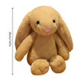 thumbnail image 3 of Soft Plush Rabbit Stuffed Animals Long Eared Rabbits Easter Cartoon Doll, 3 of 3