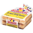 Wonder Bread Classic Extra Soft White Bread Hot Dog Buns, 13 oz, 8