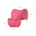 thumbnail image 3 of KQJQS Ergonomic Car Seat Lumbar Support and Headrest Pillow Set - Memory Foam Back Cushion and Neck Pillow for Car - Car Seat Headrest and Lumbar Cushion Kit, 3 of 7