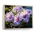 thumbnail image 2 of Designart "violet Morning Glory Graceful I" Floral Floater Framed Wall Art Print, 2 of 7
