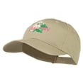 thumbnail image 2 of US State Missouri Hawthorn Flower Embroidered Cap - Khaki OSFM, 2 of 5