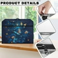 thumbnail image 6 of ZIATUBLE Butterfly Sewing Machine Dust Cover Floral Soft Sewing Machine Protector Cover Reusable Sewing Machine Protect Cover with Storage Pocket for Home Indoor Decoration, 6 of 7