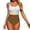 D27/Coffee, variant on Afdoent One Piece Swimsuit For Women Color Swimsuit V Neck Bathing With Adjustable Straps And High Leg Cut 2026 Summer Swimwear