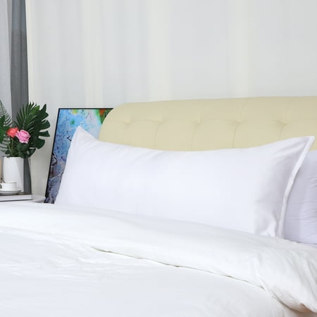 Silky Soft Satin Pillowcases With Zipper 21x48inch Long Pillow