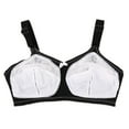 thumbnail image 5 of Women's Plus Size Minimizer Sleep Unlined Full Coverage Lace Wirefree Bra 34DD, 5 of 9
