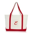 thumbnail image 2 of DALIX Premium Canvas Tote Bags Red Shoulder Bag Personalized Gifts E, 2 of 8
