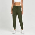 thumbnail image 5 of TGPMGRZ Jogger Scrub Pants for Women Lightweight Yoga Scrub Pants Athletic Sweatpants with Drawstring, Green Size XL, 5 of 6