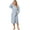 Light Blue, variant on HEARTNICE Fuzzy Robes for Women, Long Plush Hooded Fluffy Warm Bathrobes,(Light Yellow,S-M)