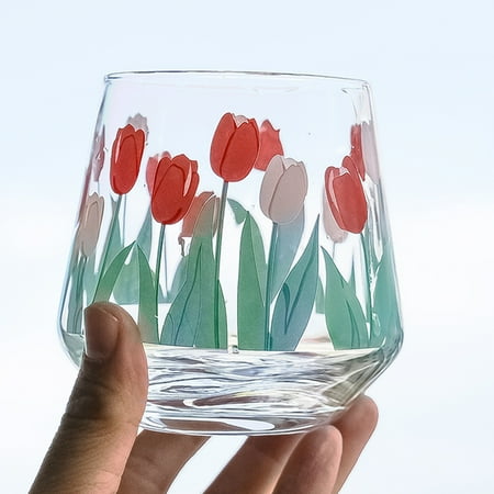 

SPRING PARK Glass Cup Chocolate Pudding Cup-Perfect Gifts for Kids Drinking Tea Latte Espresso Juice Milk