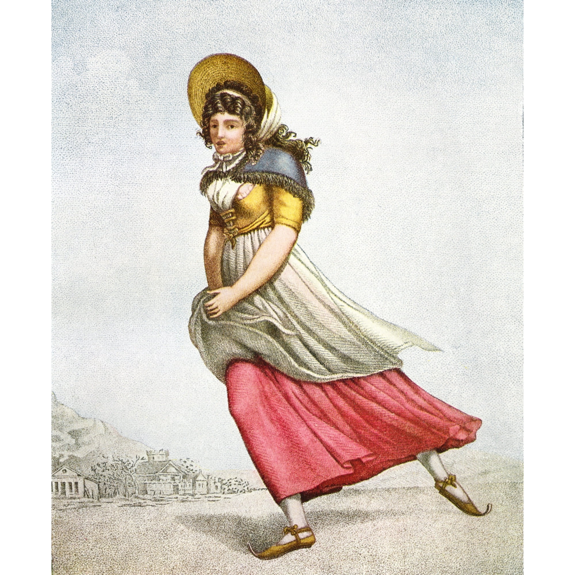 German fashion around 1810 From Illustrierte Sittengeschichte vom Mittelalter bis zur Gegenwart by Eduard Fuchs published 1909 Canvas Art - Ken Welsh Design Pics (24 x 30)