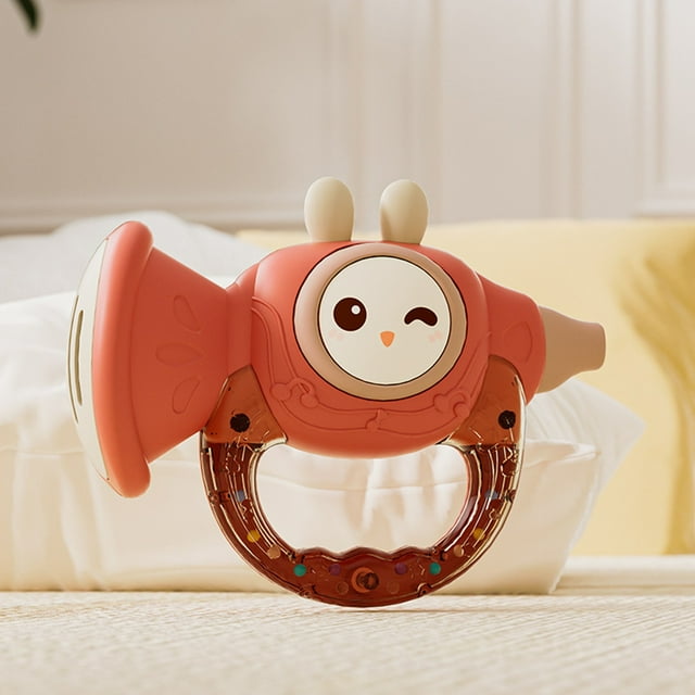 Musical Toy Horn, Early Age Learning Toy, Safe Plastic Material, Easy Play Button, Early Childhood Education, Whistling, Toy Instrument for Toddlers, Ihhxbs